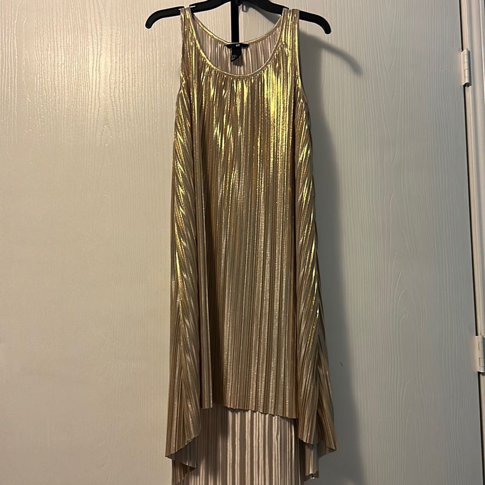 Golden very beautiful elegant summery dress